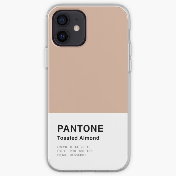 Toasted Almond Pantone Simple Design iPhone Soft Case