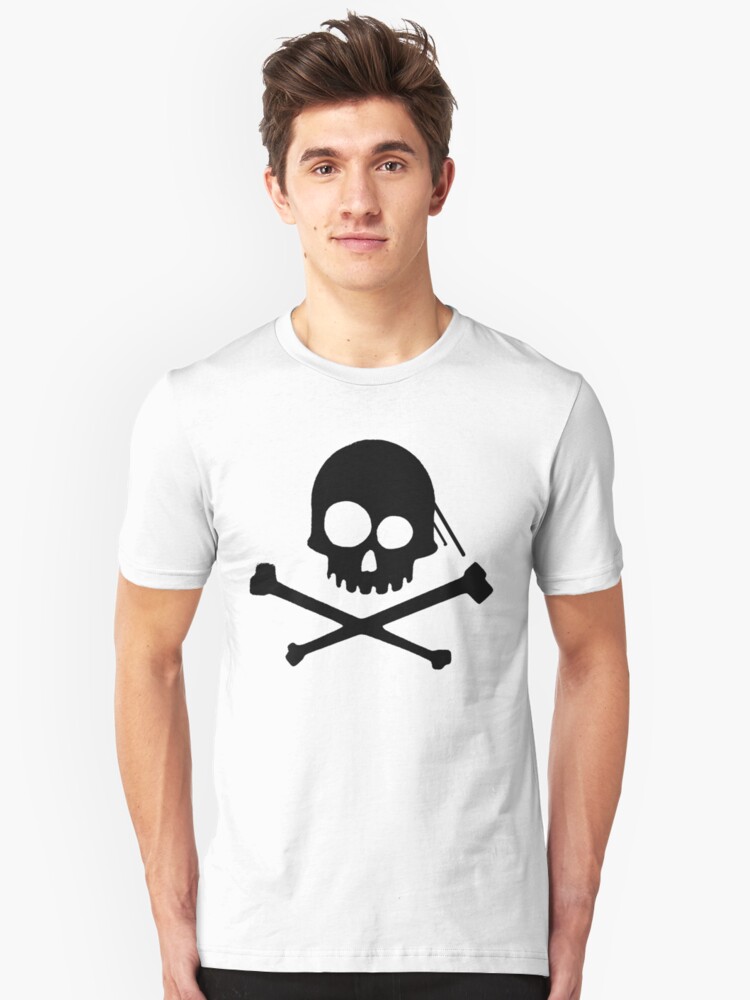 Alternate view of He's a Pirate II. Slim Fit T-Shirt