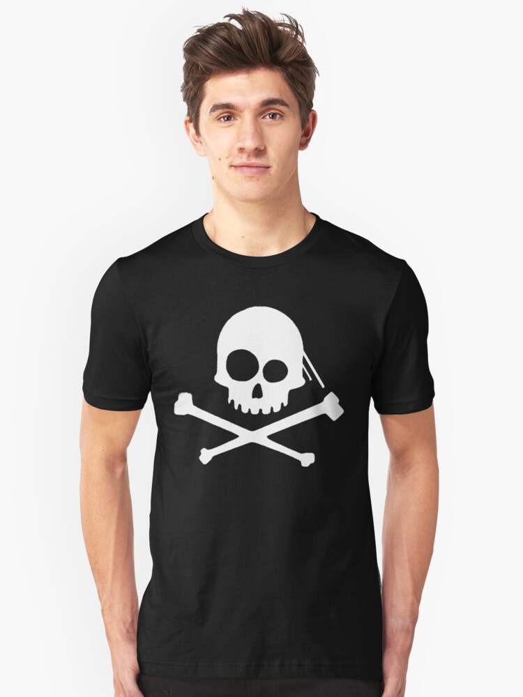 Alternate view of He's a Pirate II. Slim Fit T-Shirt
