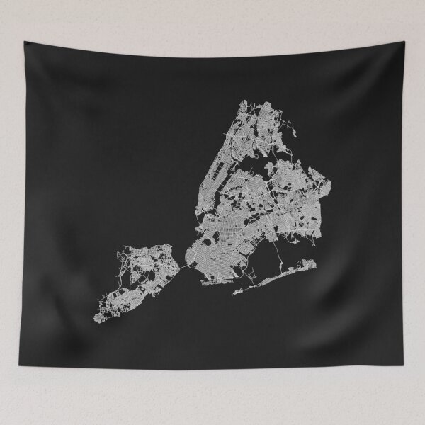 Item preview, New York City, USA Street Network Map Graphic designed and sold by ramiro.