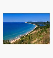Sleeping Bear Dunes from Empire Bluff Photographic Print