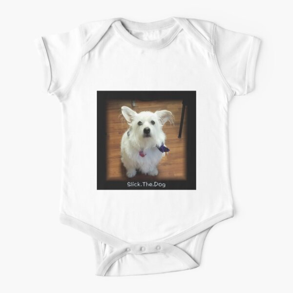 Slick.The.Dog Short Sleeve Baby One-Piece
