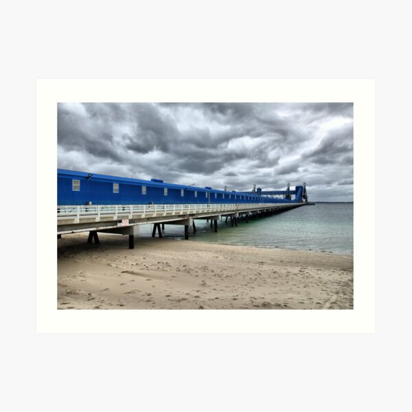 CBH Grain Terminal Conveyor - Kwinana Beach Art Print