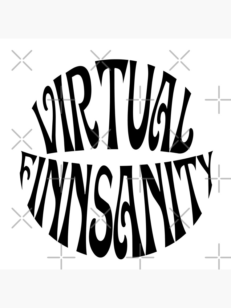 Thumbnail 4 of 4, Clock, Virtual Finnsanity designed and sold by srbpodcast.