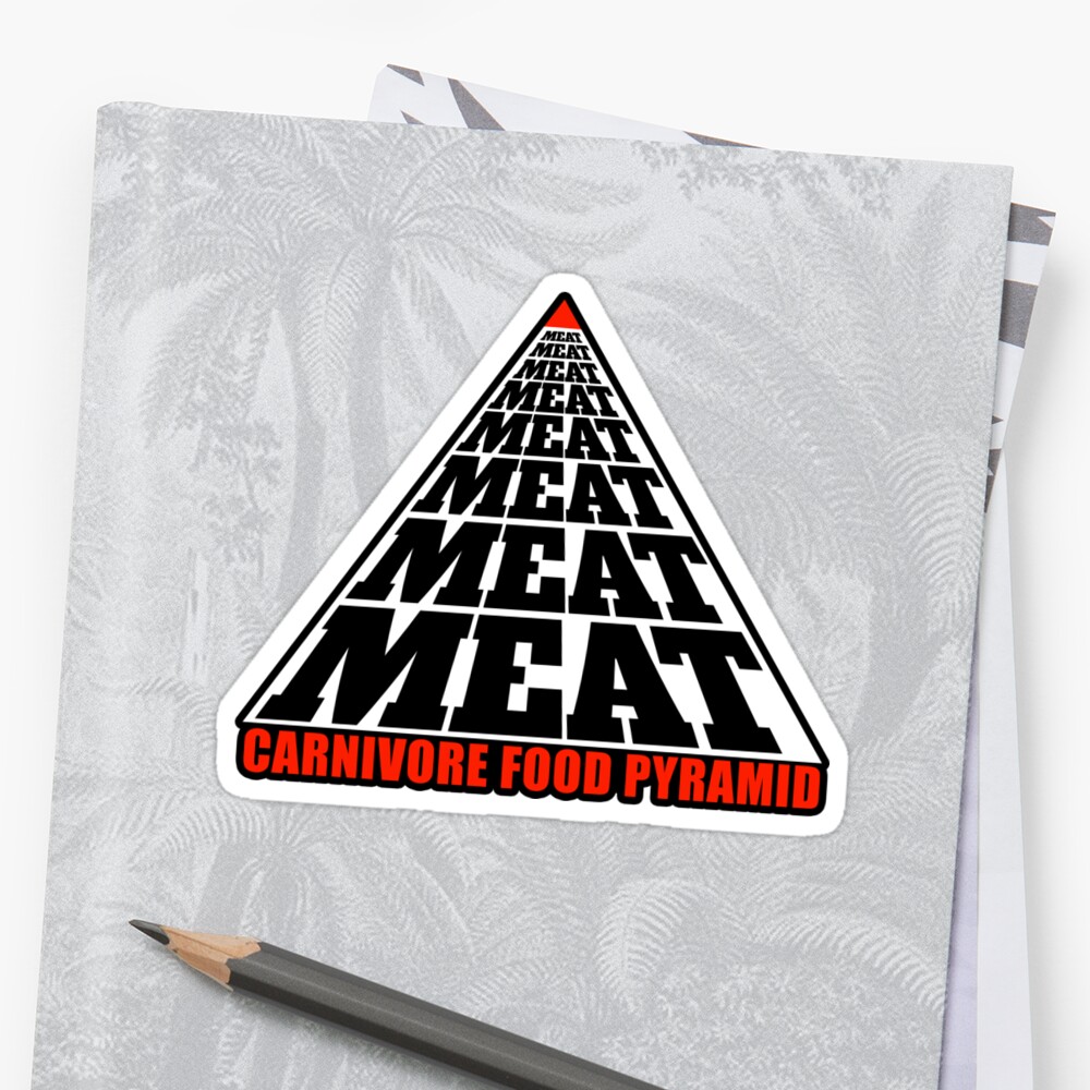 carnivore food pyramid shirt