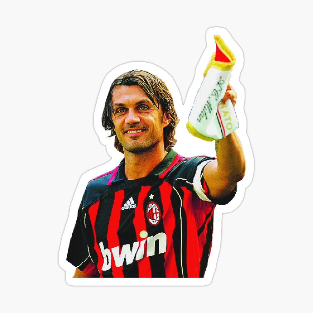 Ronaldo 2006/2007 AC Milan Retro Shirt R9 Sticker for Sale by  ArtForAllAges