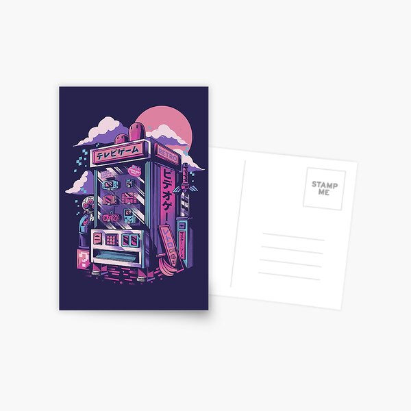 Retro gaming machine Postcard