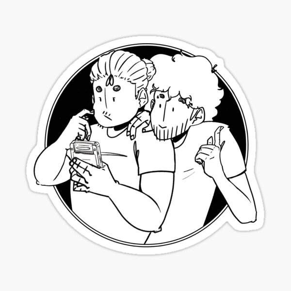Arin and Dan (Grumpy bois) Sticker