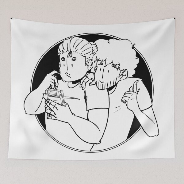 Item preview, Arin and Dan (Grumpy bois) designed and sold by conspirabees.
