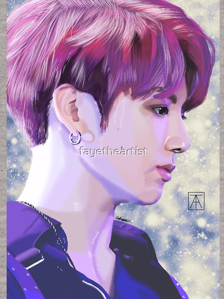 BTS Jungkook Red Hair Lightweight Hoodie for Sale by fayetheartist Redbubble