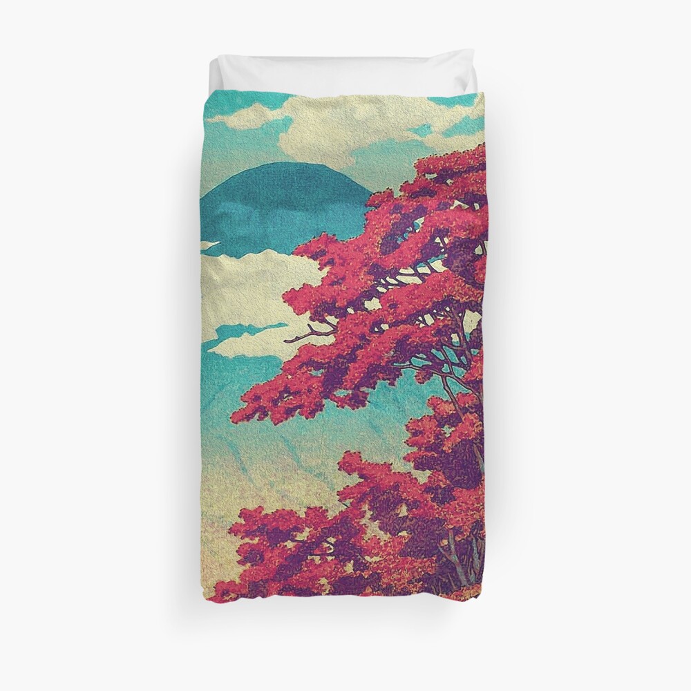 The New Year in Hisseii Duvet Cover