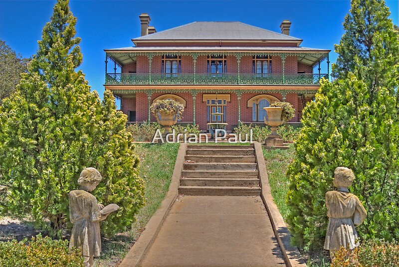 "Monte Cristo Mansion, Junee, NSW, Australia" by Adrian Paul Redbubble
