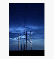 electrical blues Photographic Print