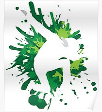 Dabbing - Dab Dance - Dab it out bro - Green Poster