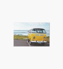 Yellow combi van Art Board
