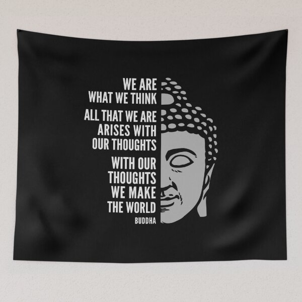 Item preview, Buddha Quote: We Are What We Think designed and sold by Elvin Dantes.