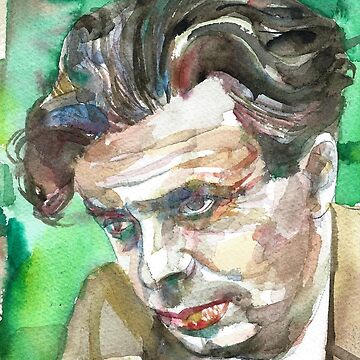Artwork thumbnail, ALDOUS HUXLEY - watercolor portrait .4 by lautir