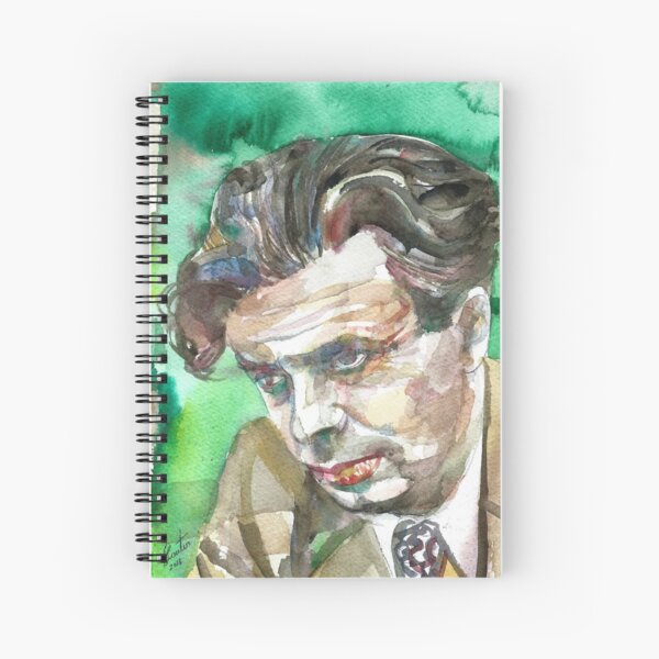 Item preview, ALDOUS HUXLEY - watercolor portrait .4 designed and sold by lautir.