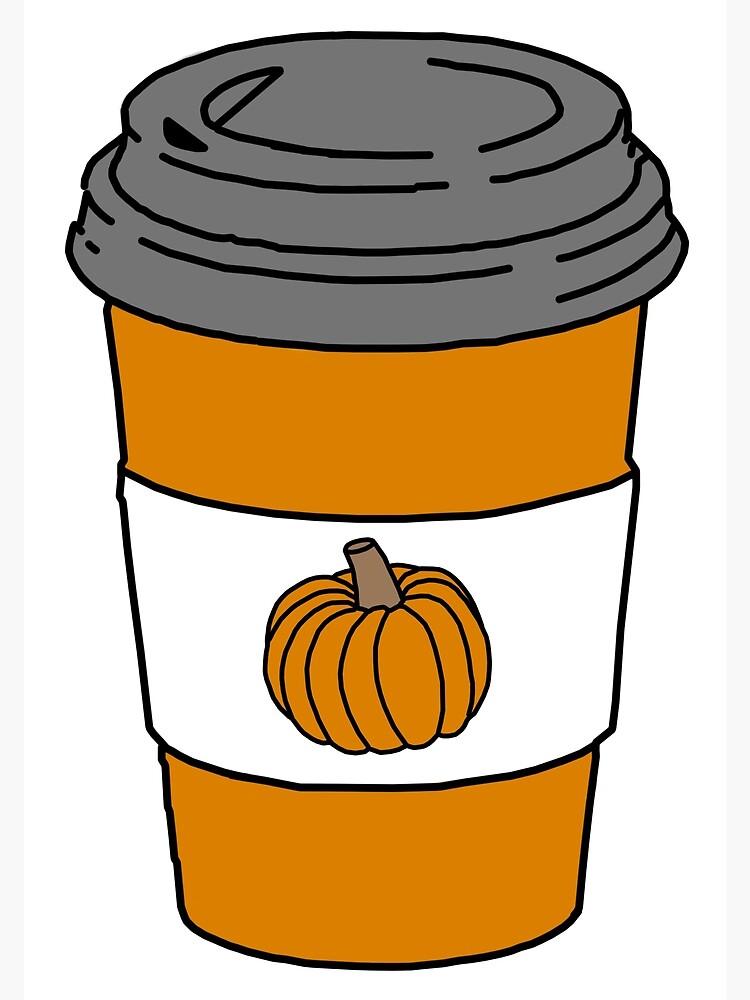 View Clipart Pumpkin Spice Latte Image Background