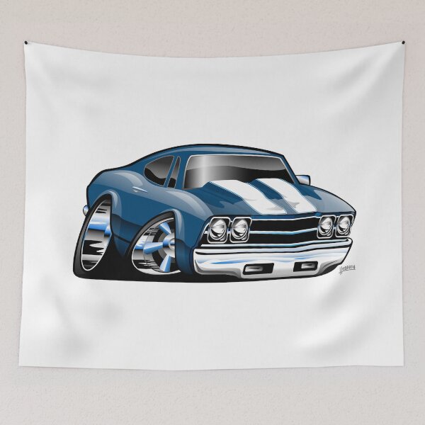 Item preview, 69 Muscle Car Cartoon designed and sold by hobrath.