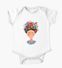 Frida Kahlo Floral Crown One Piece - Short Sleeve