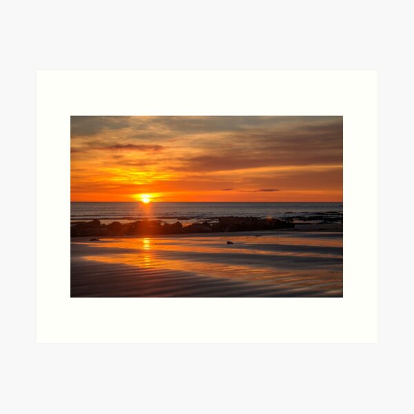 Day Breaks Over Fossil Bluff Art Print