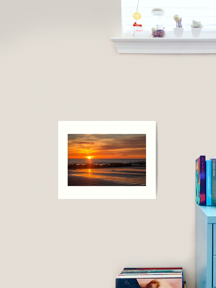 Thumbnail 2 of 3, Art Print, Day Breaks Over Fossil Bluff designed and sold by KimOgdenPhotos.