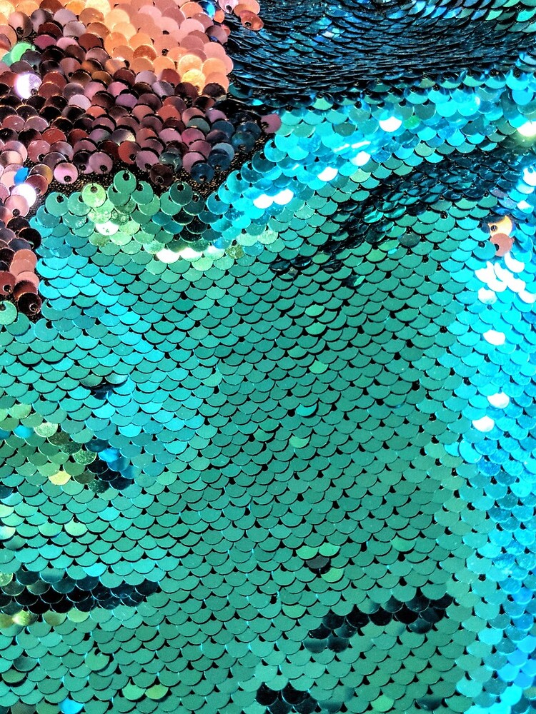Turquoise Blue Sequins by newburyboutique