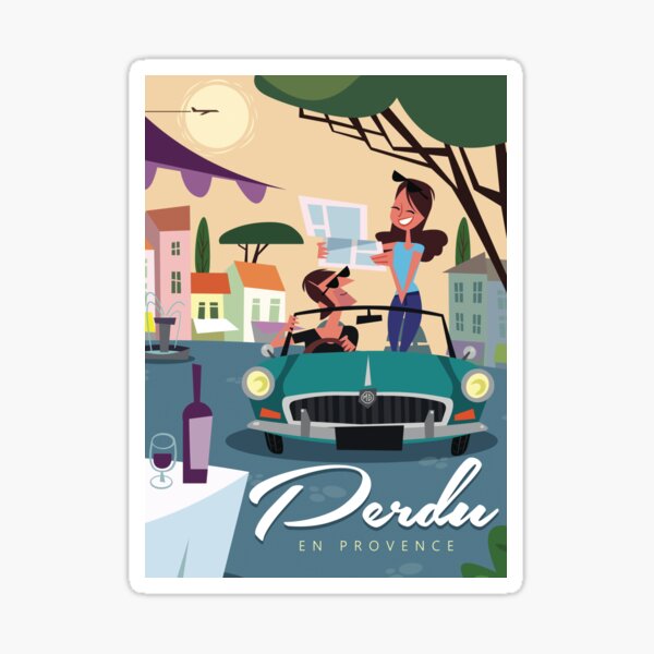 Item preview, Perdu en Provence poster designed and sold by GAGodel.