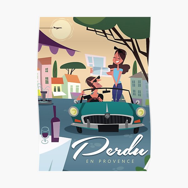 Affiche Perdu en Provence Poster