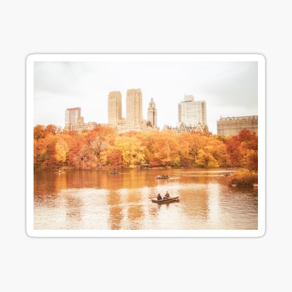 Autumn - Central Park - New York City Sticker
