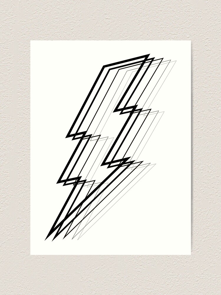 Alternate view of Lightning Bolt Art Print