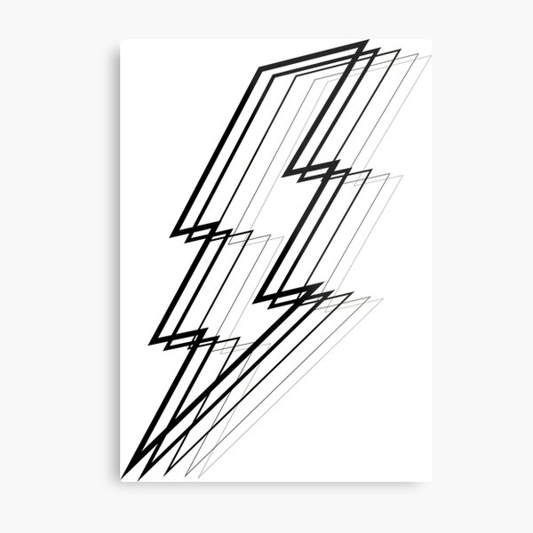 Lightning Bolt Metal Print
