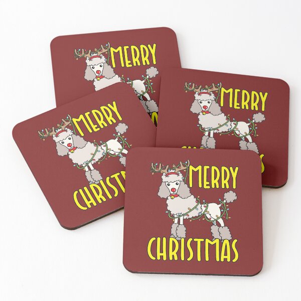 Item preview, Poodle Christmas designed and sold by jaygo.