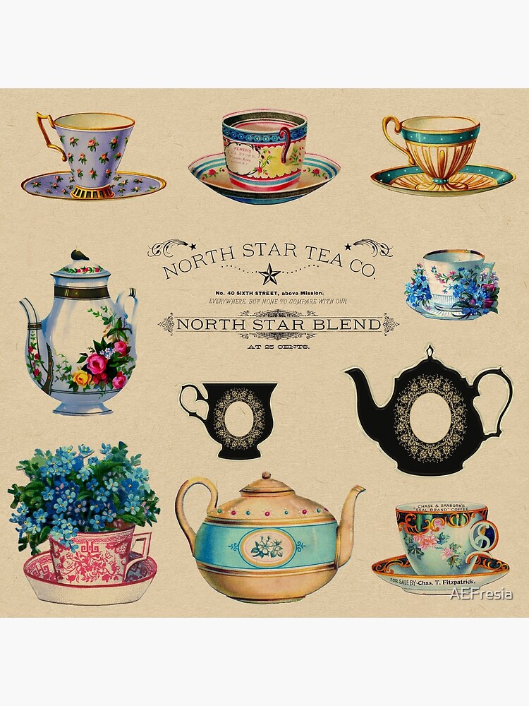 Vintage retro North Star Tea Company ad