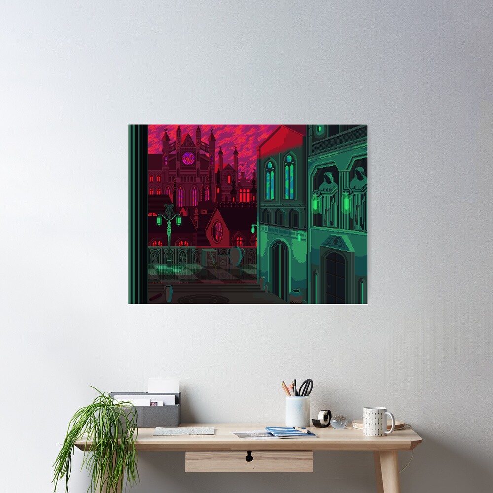Gothic city Poster