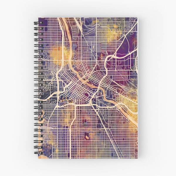Item preview, Minneapolis Minnesota City Map designed and sold by ArtPrints.