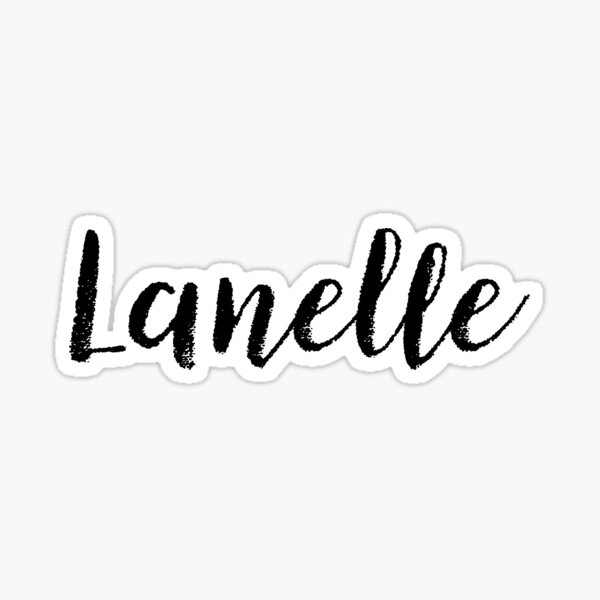 lanelle-cute-girl-names-for-wife-daughter-sticker-for-sale-by