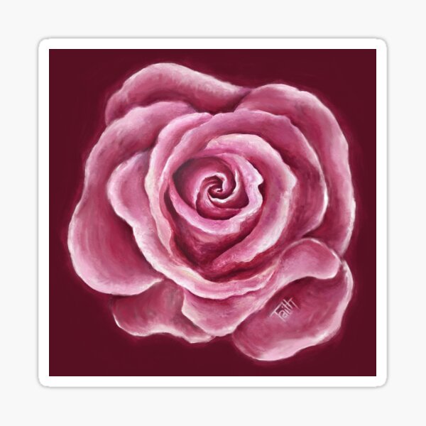 Friendship Rose Sticker