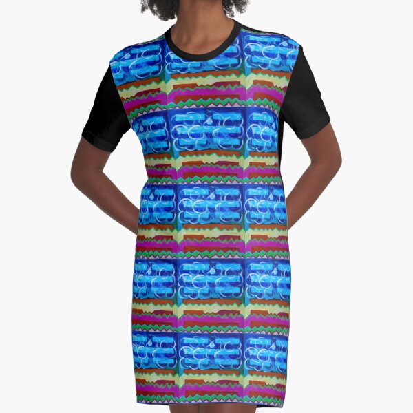 Hexagram 63: Jí Jì (Equilibrium) Graphic T-Shirt Dress