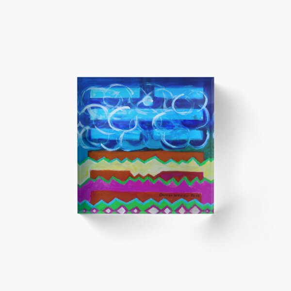 Hexagram 63: Jí Jì (Equilibrium) Acrylic Block