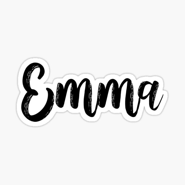 Emma Name Stickers Redbubble