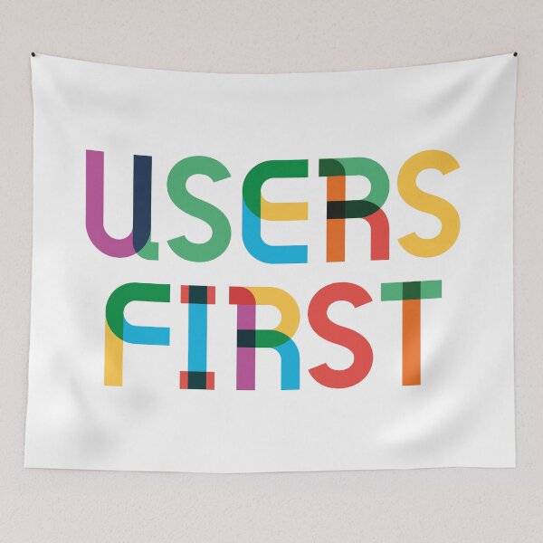 Item preview, Users First - UX Design and Research designed and sold by Oh  Hi.