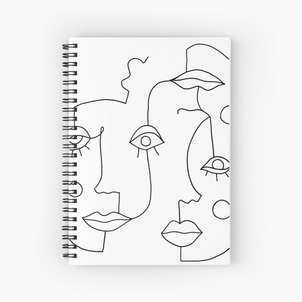 Cuaderno de espiral for Sale con la obra «TRIPLETAS» de Emily Zigo