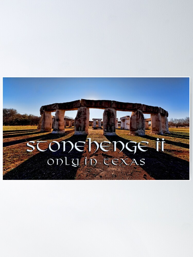 Thumbnail 2 of 3, Poster, Stonehenge II - Texas Oddity designed and sold by Warren Paul Harris.
