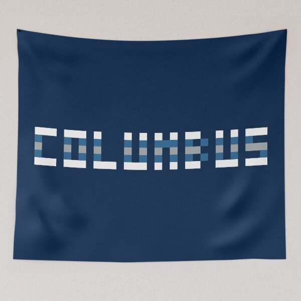 Item preview, Pixel NHL Columbus 2018 3rd Jersey Colors designed and sold by gkillerb.