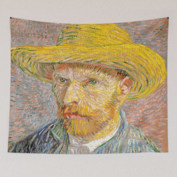 Item preview, Self-Portrait with a Straw Hat - Vincent Van Gogh designed and sold by maryedenoa.