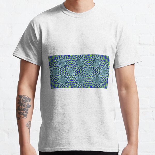 Optical Illusion, visual illusion, #Optical, #Illusion, #visual, #OpticalIllusion, #visualillusion Classic T-Shirt