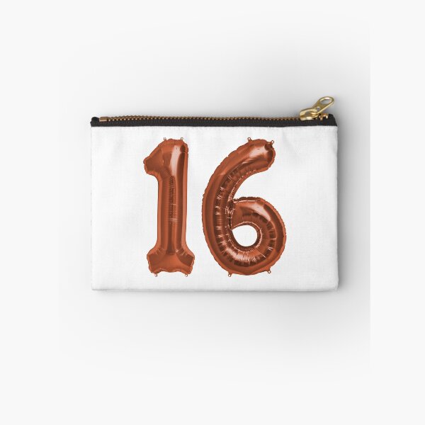 Item preview, Bright Copper 16th Birthday Metallic Helium Balloons Numbers designed and sold by Birthdates.