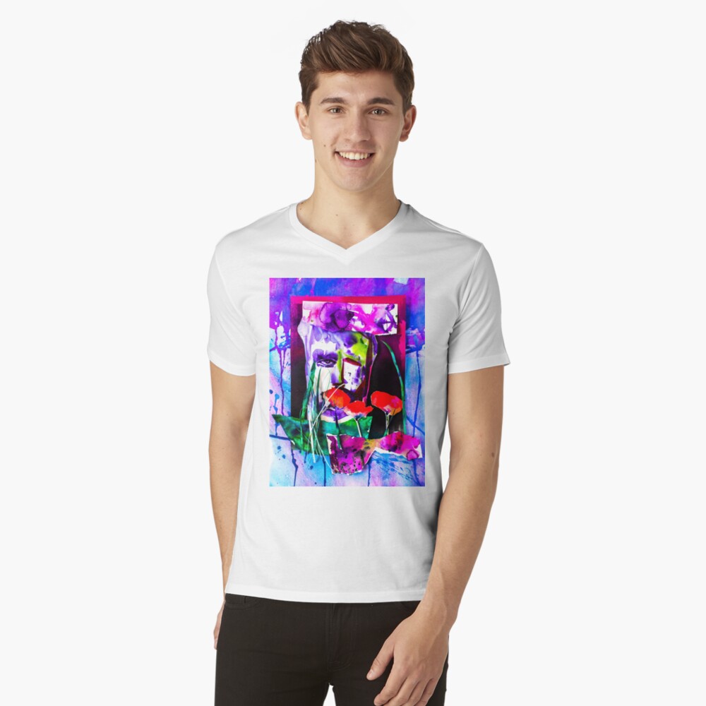 Item preview, V-Neck T-Shirt designed and sold by ManzardCafe.